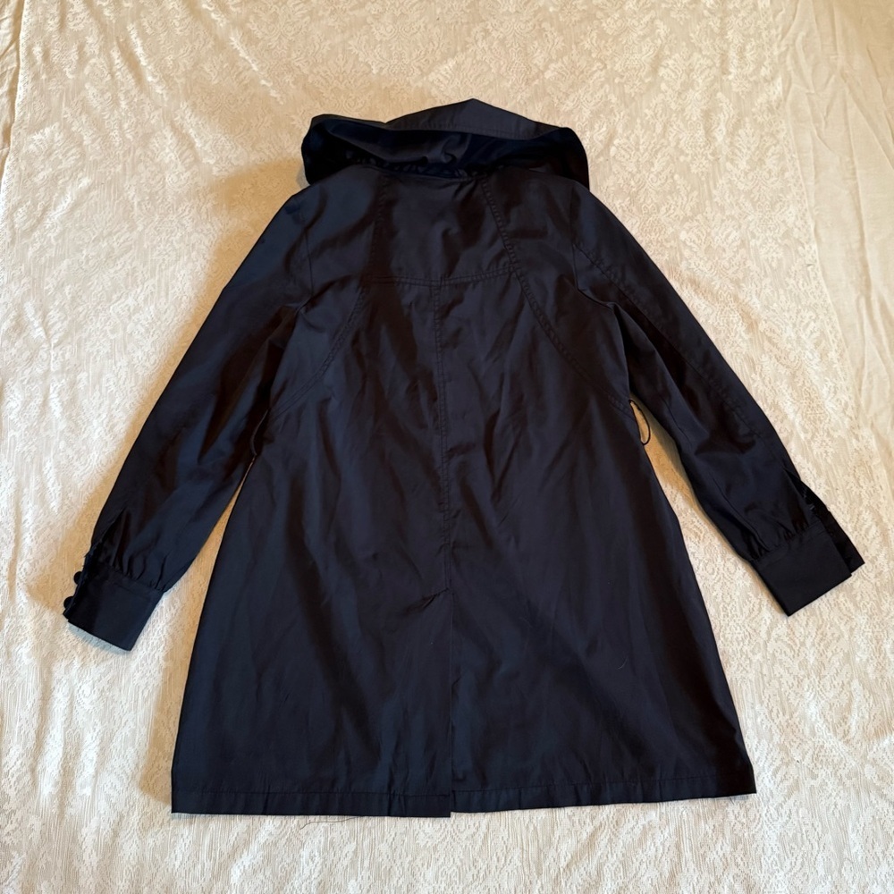 Vertigo Paris ruffle collar stylish long trench jacket - Picture 11 of 11